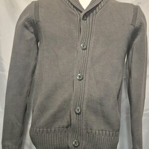 RW&CO. Men's Gray Cardigan Sweater